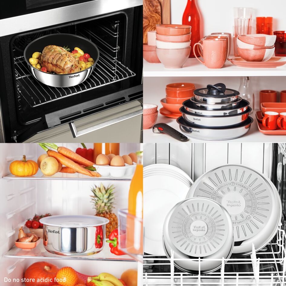 Del horno a la estantería, la nevera y el lavavajillas: los cuatro usos del set Ingenio