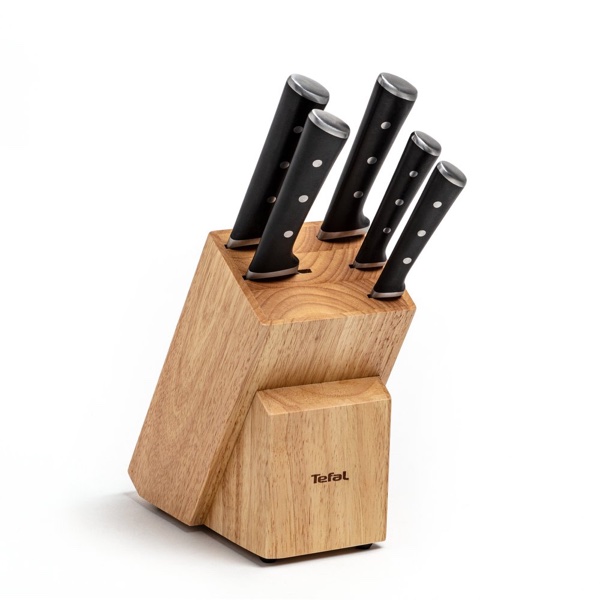Set Ice Force de 5 cuchillos con soporte de madera